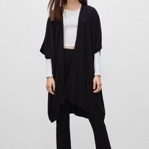 Aritzia black aitken blouse